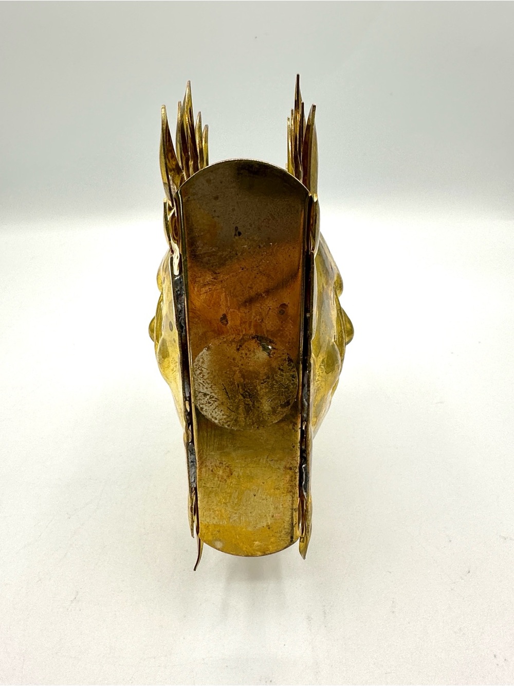 Golden Sunshine Face Metal Napkin / Letter Holder - Picture 5 of 11